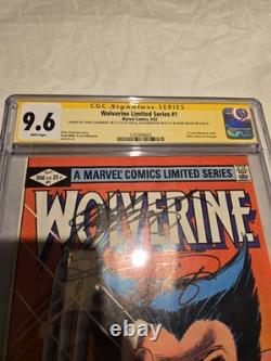 Wolverine Limité #1 CGC 9.6 SS Série Signée Signé 3x Frank Miller CLÉ