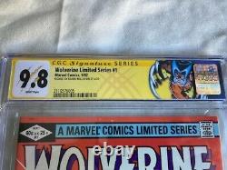 Wolverine Limited Série #1 Cgc 9,8 W Pg Signature Série Ss Signée Frank Miller