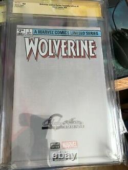 Wolverine Limited Série Fac-similé Édition #1 9.8 Cgc Clayton Crain Signature