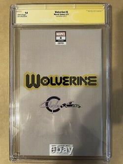 Wolverine No 8 Signée Par Clayton Crain Cgc 9.8 Série De Signatures