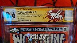 Wolverine Série Limitée #1 (1982) CGC Signature Series 9.6 (Signé 6x)