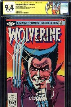 Wolverine Série Limitée #1 CGC 9.4 SÉRIE SIGNATURE triple signée -pub. 1982