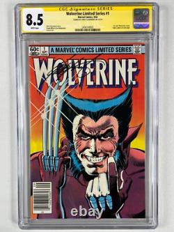 Wolverine Série Limitée #1 Cgc Ss 8.5 Kiosque Signé Par Chris Claremont