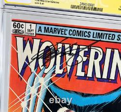 Wolverine Série Limitée #1 Cgc Ss 8.5 Kiosque Signé Par Chris Claremont