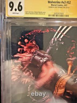 Wolverine V3 #52 (mai 2007) SÉRIE SIGNATURE CGC 9.6 SIGNÉ PAR ROY THOMAS