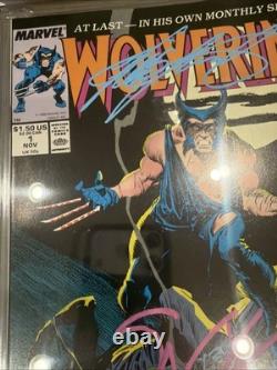 Wolverine n°1 CGC 9.8 SS signé et esquissé par Chris Claremont, 1re apparition de Wolverine Patch
