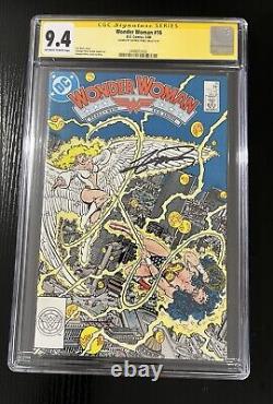 Wonder Woman #16 CGC SS 9.4 Signé Par George Perez DC Signature Series