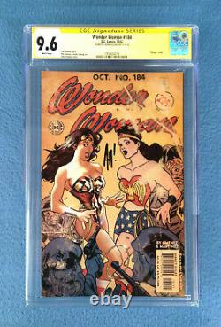 Wonder Woman #184 Cgc 9,6 Cgc Série De Signatures Nm+ Pages Blanches DC Comics