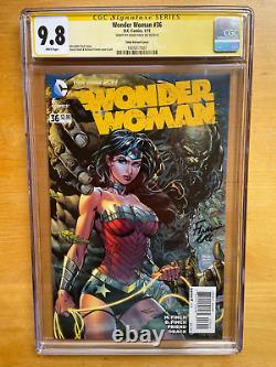 Wonder Woman #36 CGC Signature Series 9.8 (2015) David Finch 1100 variant! SS 	 <br/> = 


<br/>  Wonder Woman #36 Série Signature CGC 9.8 (2015) David Finch variante 1100! SS