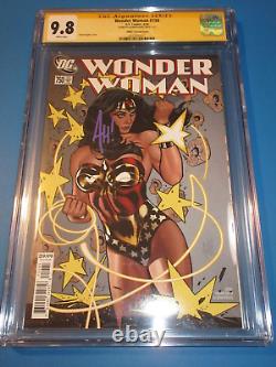 Wonder Woman #750 Variante Hughes Signée Hughes Série de signatures CGC 9.8 NM/M