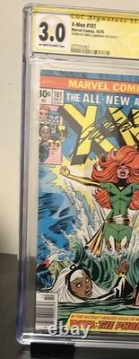 X-Men #101 CGC 3.0 SÉRIE SIGNATURE CHRIS CLAREMONT ! 1re apparition de Phoenix