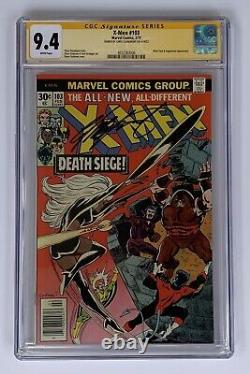 X-Men #103 CGC 9.4 Signé Chris Claremont SS Pages Blanches Série Signature Marvel