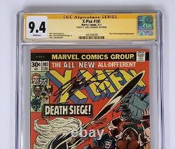 X-Men #103 CGC 9.4 Signé Chris Claremont SS Pages Blanches Série Signature Marvel