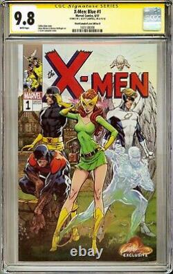 X-Men Bleu #1 CGC 9.8 Édition JScottCampbell.com B SS Signée par J Scott Campbell