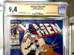 X-Men Extraordinaires #249 Signé par Chris Claremont CGC Signature Series 9.4 Pages Blanches