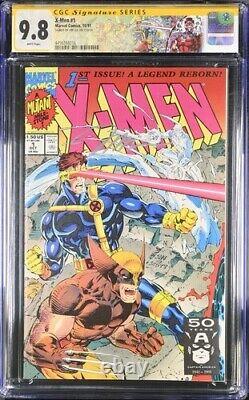 X-men #1 (1991) Cgc Signature Series 9.8 Couverture signée par Jim Lee avec Wolverine.