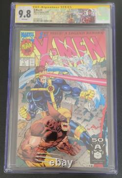 X-men #1 (1991) Cgc Signature Series 9.8 Couverture signée par Jim Lee avec Wolverine.