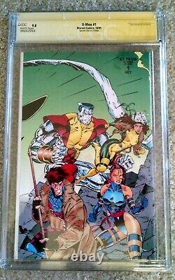 X-men #1 Cgc 9.8 -1991 Édition Collectors Série De Signature Signée Par Jim Lee