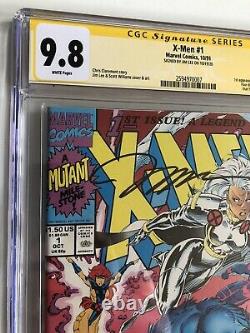 X-men #1 Cgc 9.8 Pages Blanches Série Signature Ss Signé Jim Lee 1991 Marvel
