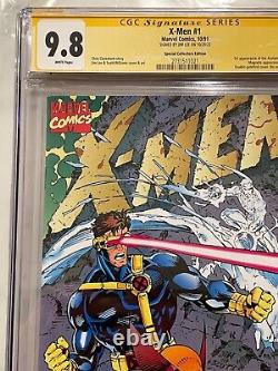 X-men #1 Édition Collector Cgc 9.8 Série Signature Ss Signé Par Jim Lee