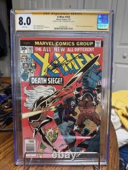 X-men #103 2/77 Série de signatures CGC signée par Chris Claremont CGC 8.0 X-men #103 2/77 Série de signatures CGC signée par Chris Claremont CGC 8.0