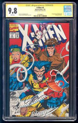 X-men #4 Ss Cgc 9.8 Jim Lee Série De Signature 1992