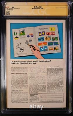 X-men #63 12/69 Série de signatures Cgc signée par Roy Thomas Cgc 5.0