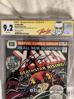 X-men 99, CGC 9.2 Variant 30 cents de la Série Signature, 1 classé plus haut