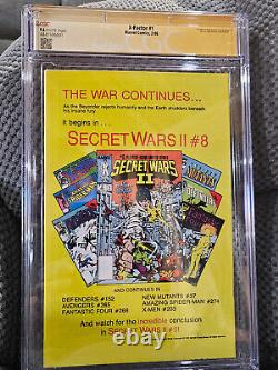 XFactor #1 CGC 9.6 Série Signature Walt Simonson