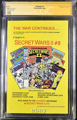 XFactor #1 CGC 9.6 Série Signature Walt Simonson