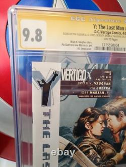 Y Le Dernier Homme #8 Cgc 9.8 Série de Signatures 4 Signatures Montrées Sur Hulu