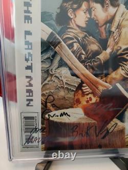 Y Le Dernier Homme #8 Cgc 9.8 Série de Signatures 4 Signatures Montrées Sur Hulu