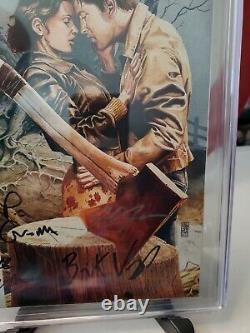 Y Le Dernier Homme #8 Cgc 9.8 Série de Signatures 4 Signatures Montrées Sur Hulu