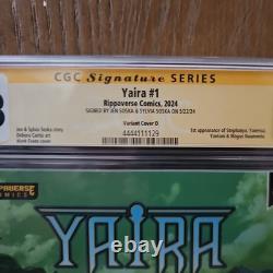 Yaira #1 Couverture Variant B & D Bundle CGC Signature Series 9.8 Expédition Gratuite