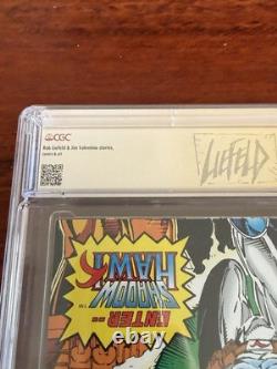 Youngblood #2 logo rose signé CGC 9,6 Signature Series étiquette personnalisée Liefeld
