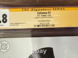 Zatanna #1 DC Legends Alex Ross Legends Variant CGC 9.8 Série de Signatures S/O