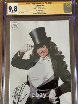 Zatanna #1 DC Legends Alex Ross Legends Variant CGC 9.8 Série de Signatures S/O