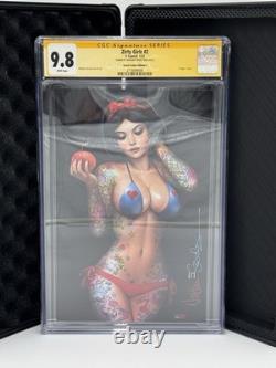 Zirty Girlz #2 CGC 9.8 SS Nathan Szerdy Signature Series Blanche-Neige Couverture VIRGIN